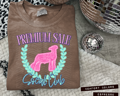Premium Sale Social Club Lamb DTF TRANSFER