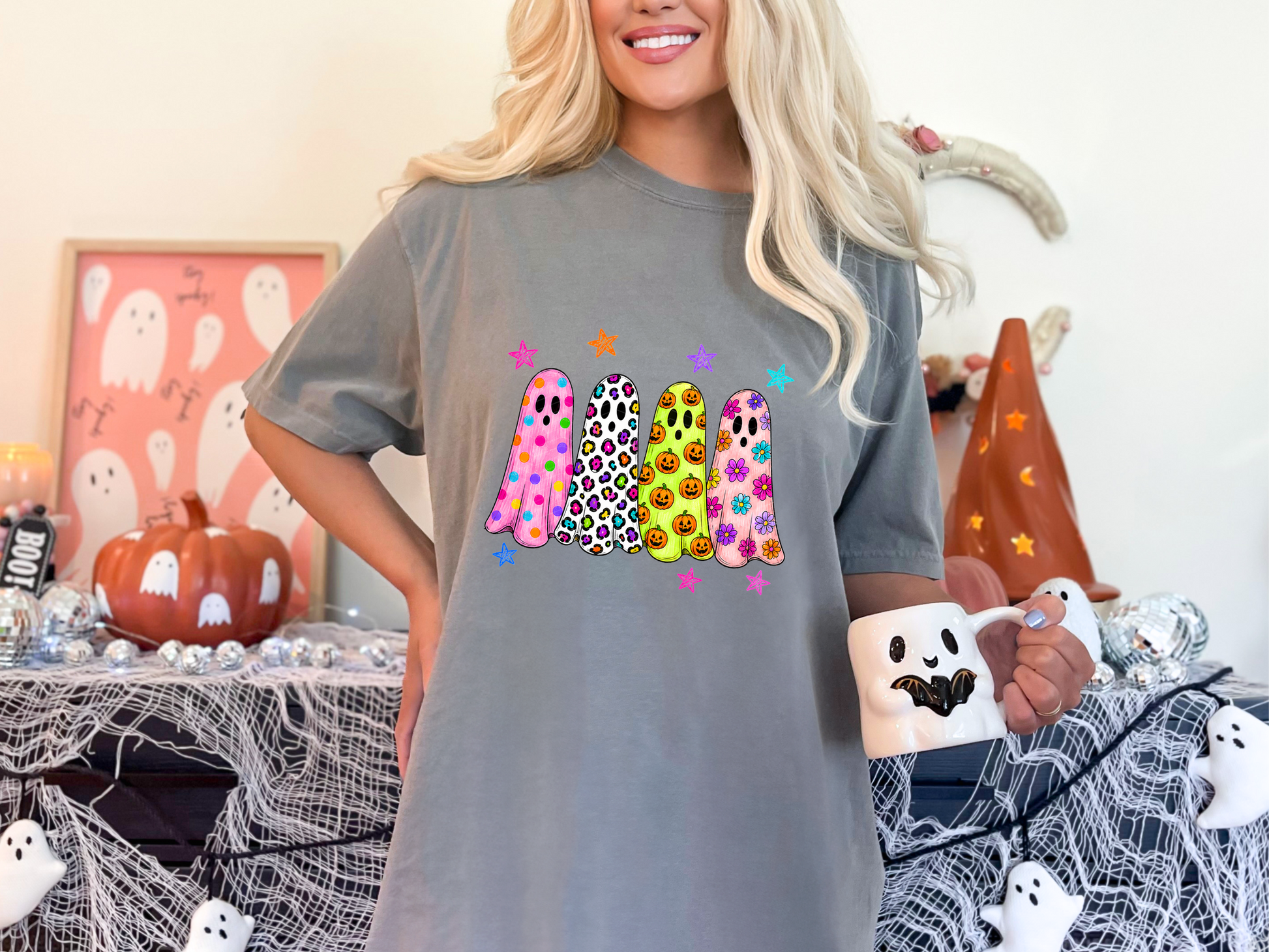 Preppy Ghosts DTF TRANSFER