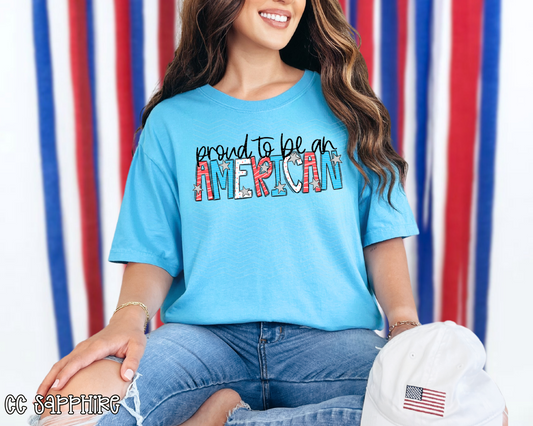 Proud To be An American DTF TRANSFER