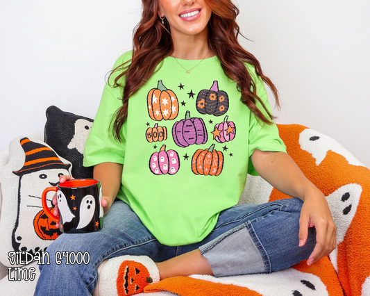 Pumpkin Collage DTF TRANSFER
