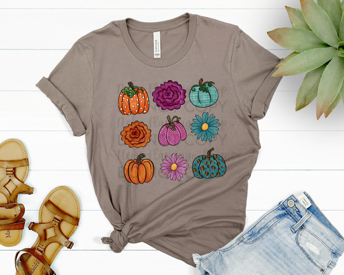 Pumpkin Flower Collage 2