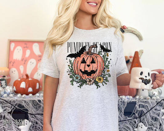 Pumpkin Season Jack-O-Lantern DTF TRANSFER