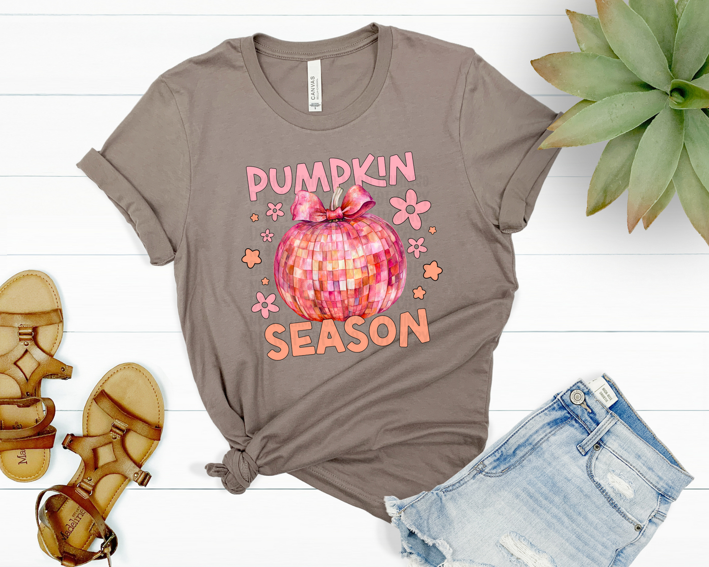 Pumpkin Season Pink DTF TRANSFER