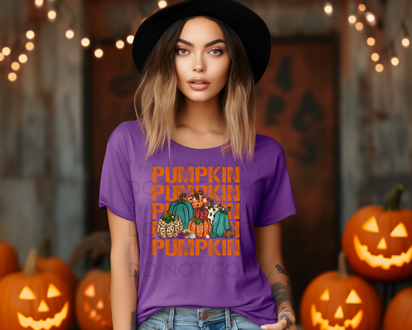 Pumpkin Preppy DTF TRANSFER