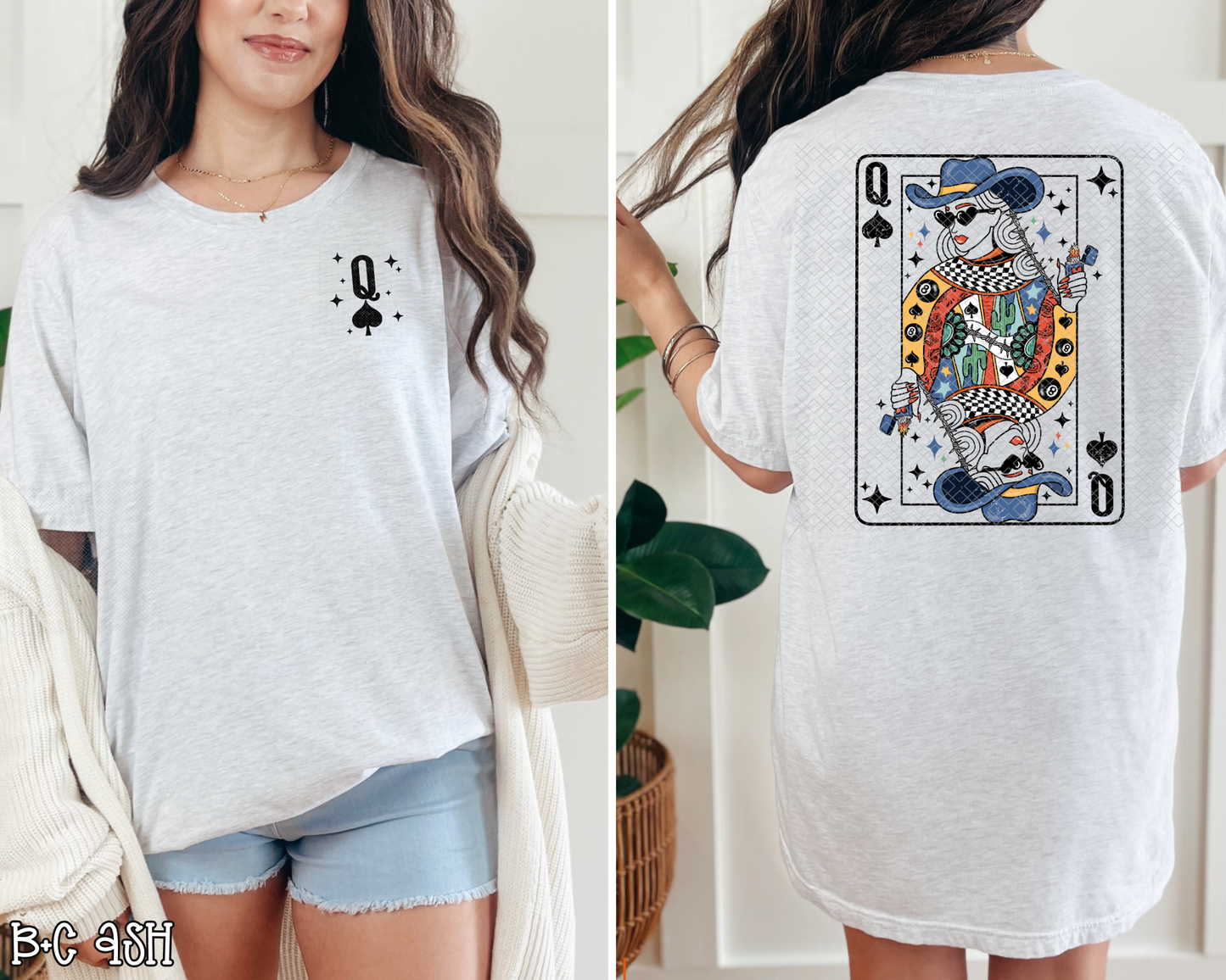 Queen of Spades DTF TRANSFER