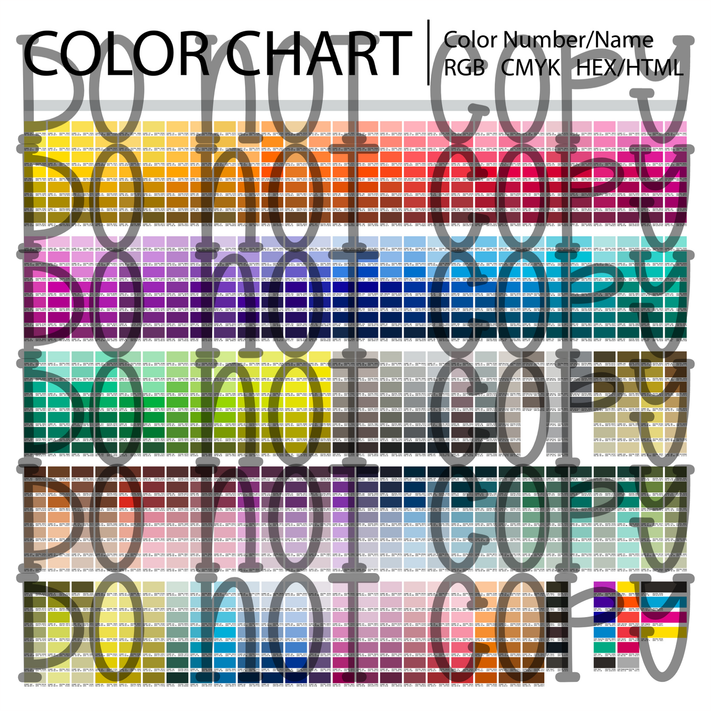 Color Chart