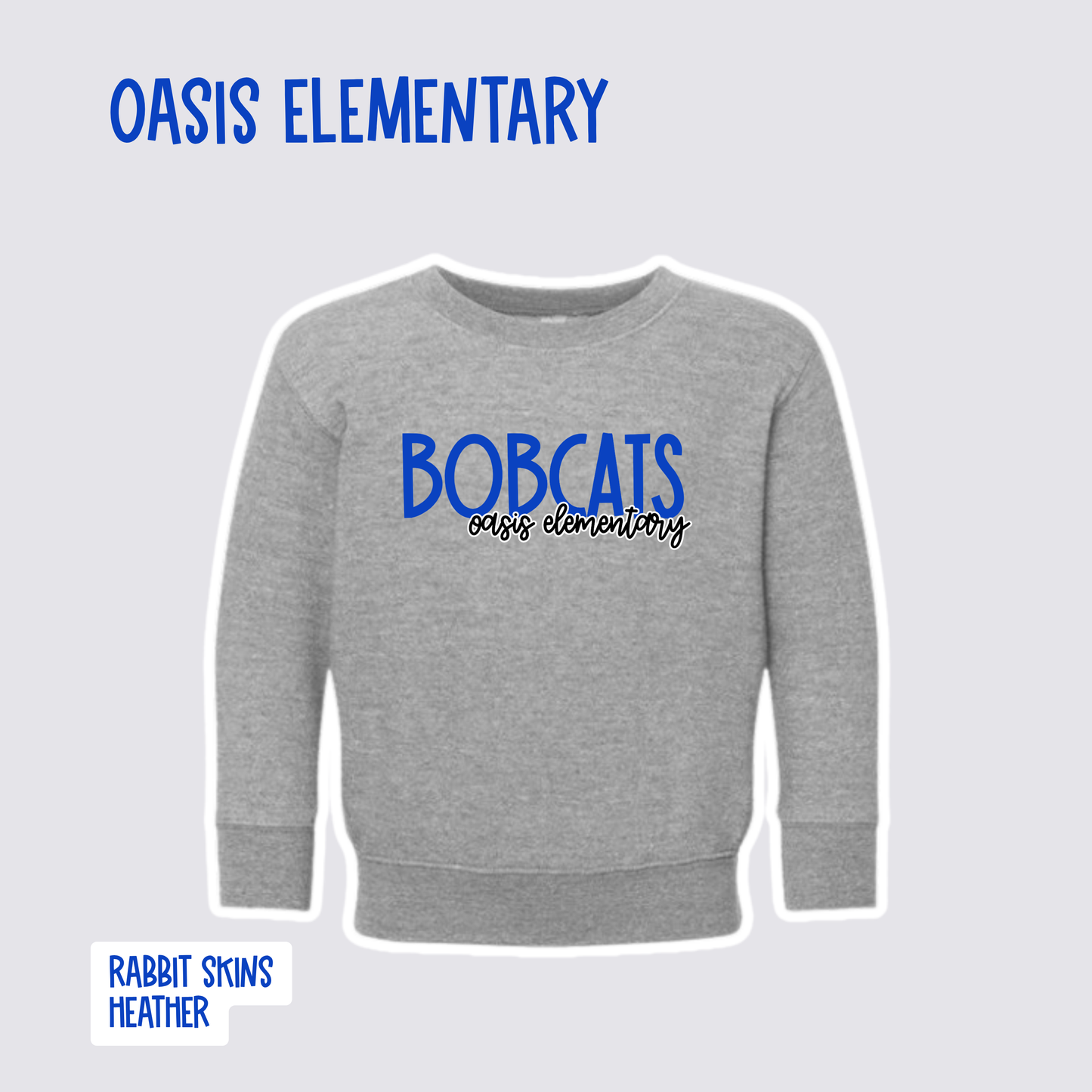 OASIS ELEMENTARY - TODDLER Crewneck Sweatshirts
