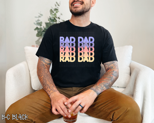 Rad Dad Stacked DTF TRANSFER