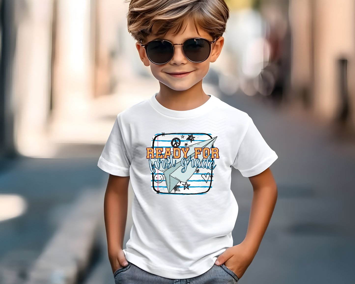 Ready For First Grade Airplane DTF TRANSFER