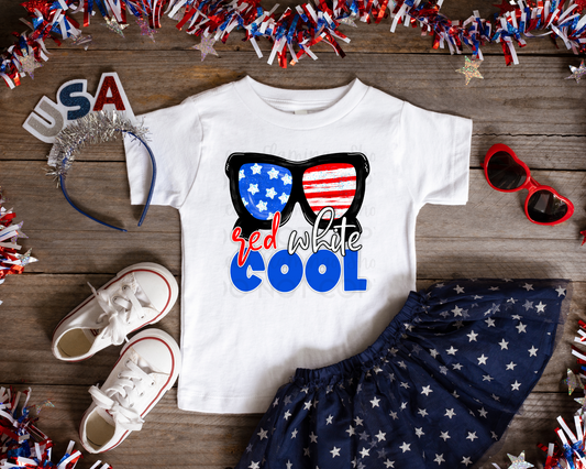 Red White Cool patriotic glasses