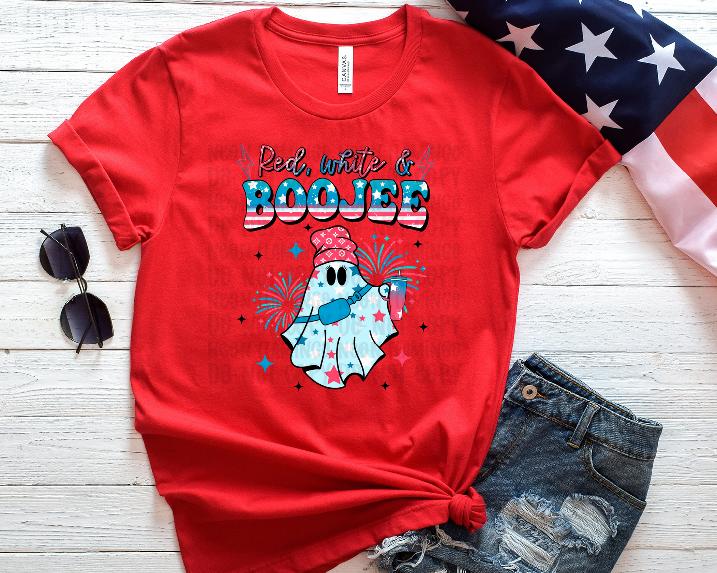 Red White & Boojee DTF TRANSFER