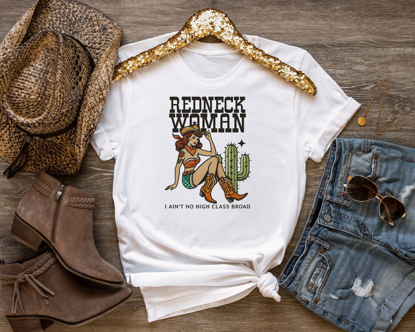 Redneck Woman Vintage DTF TRANSFER