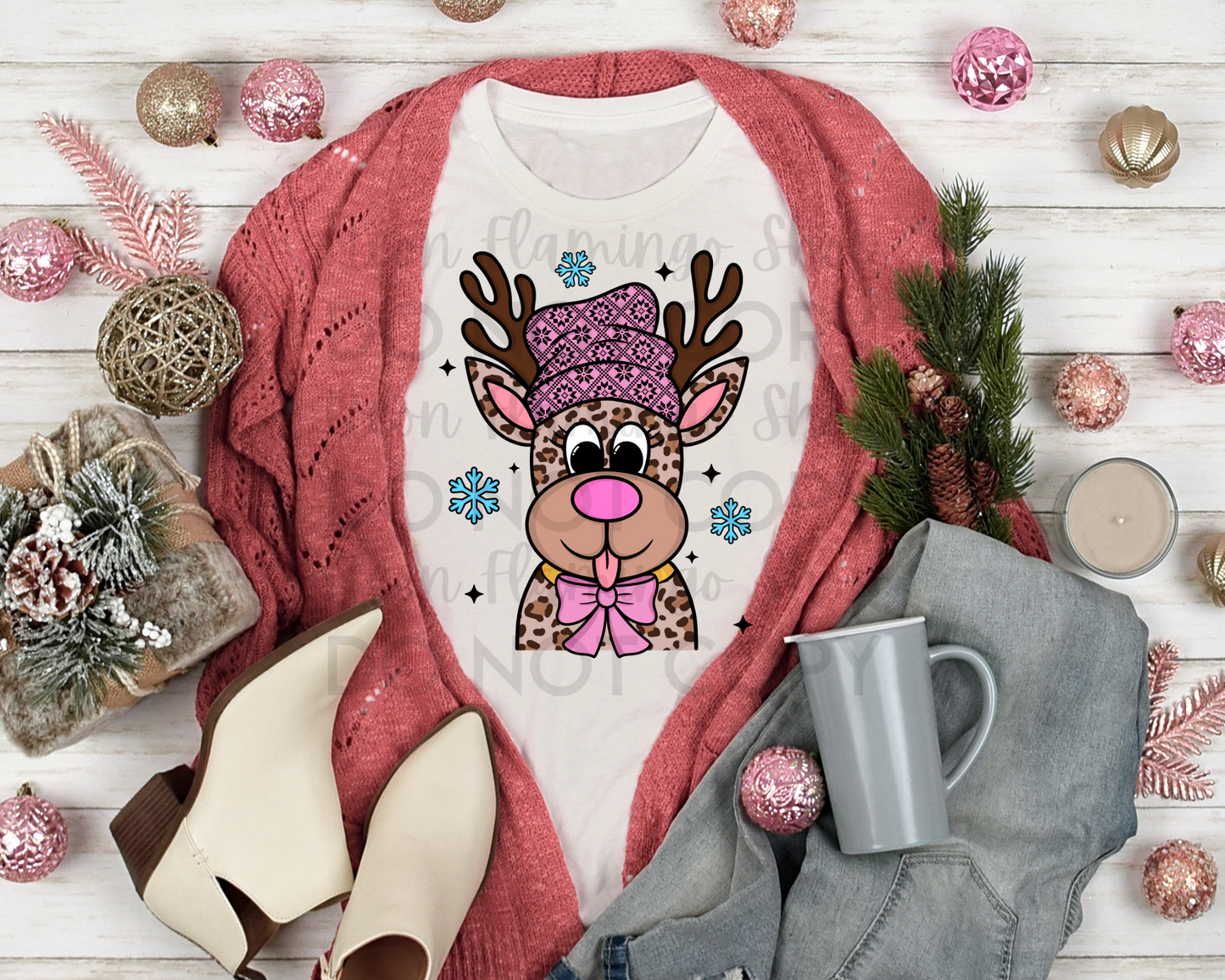 Reindeer Girl Leopard