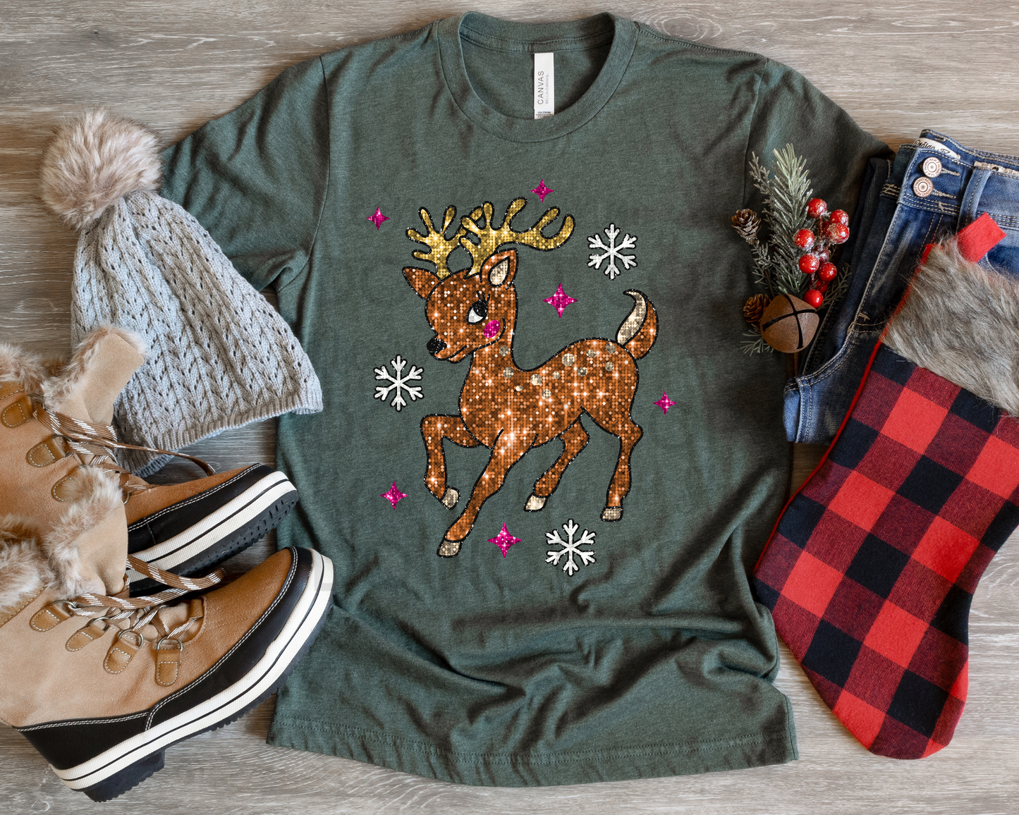 Reindeer glitter