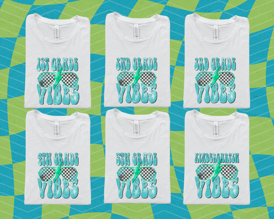 Retro Checkered Shades Grades DTF TRANSFER