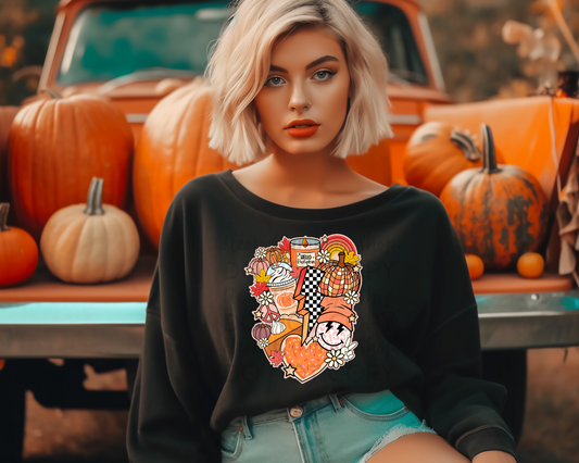 Retro Pumpkin Collage