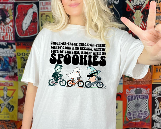 Ridin' With My Spookies DTF TRANSFER