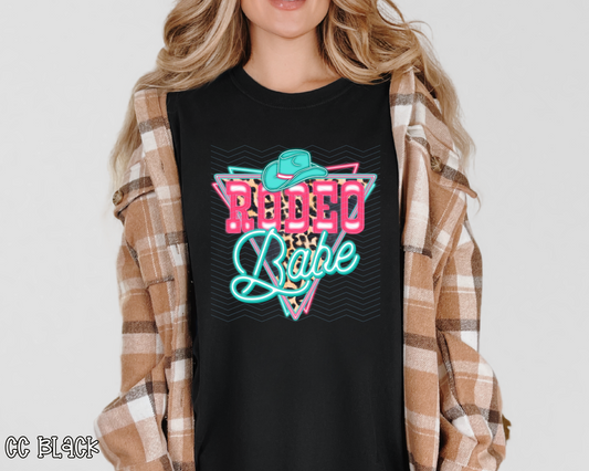 Rodeo Babe Neon Light DTF TRANSFER