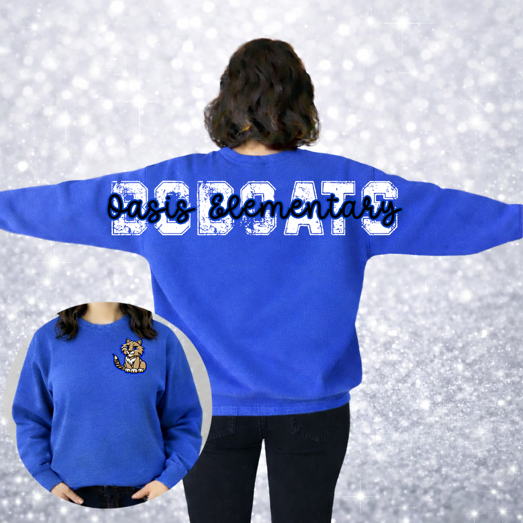 OASIS ELEMENTARY - ADULT Armspan Crewneck Sweatshirt