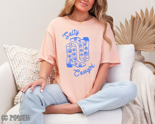 Salty Cowgirl Hand Drawn Collection DTF TRANSFER