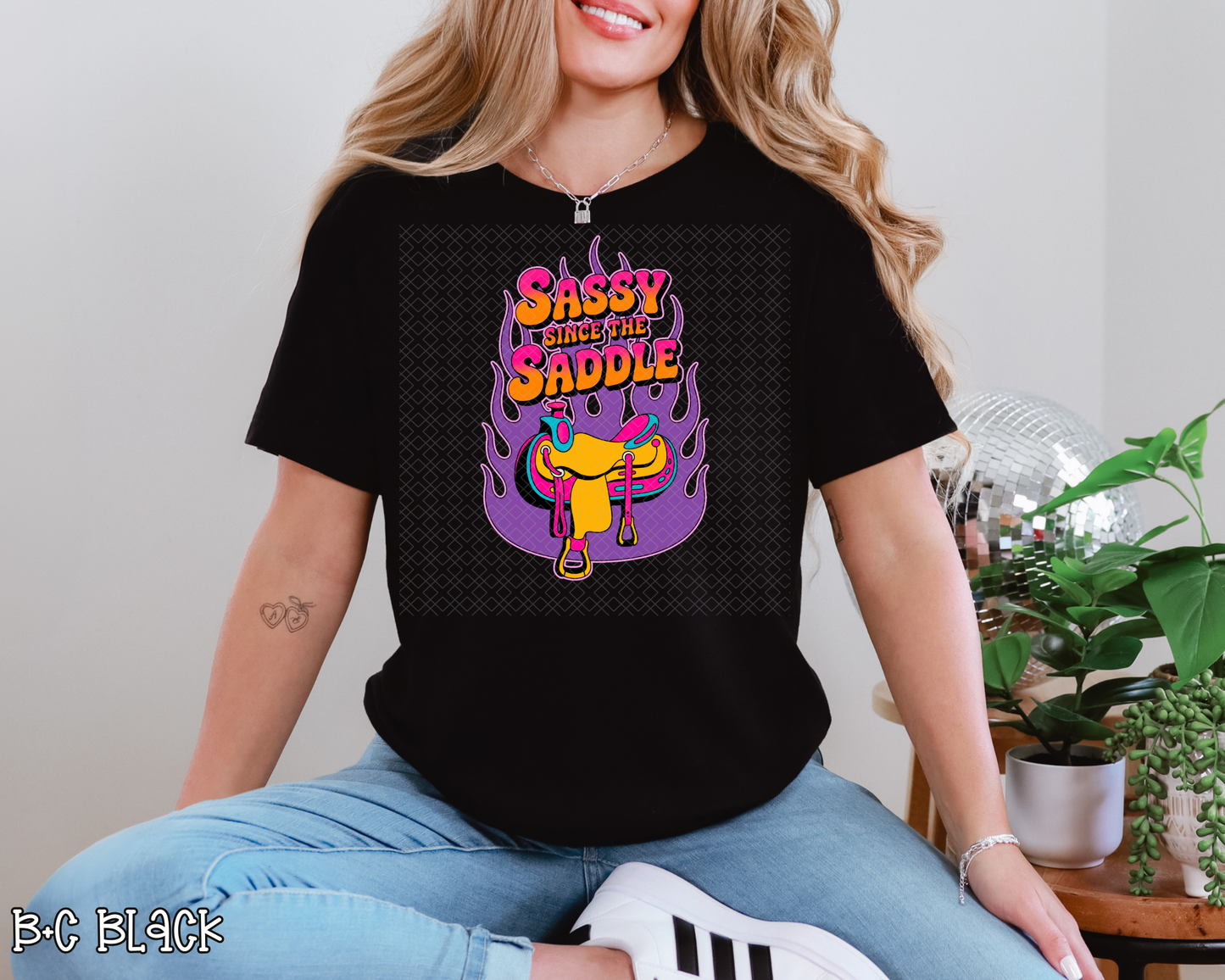 Sassy Since The Saddle Neon