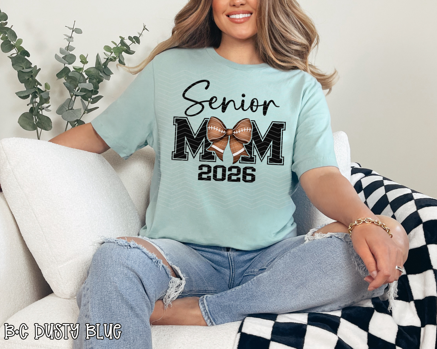 Senior Football Mom 2026 Back DTF TRANSFER