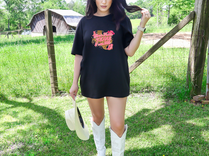 She s From Texas I Can Tell Leopard DTF TRANSFER