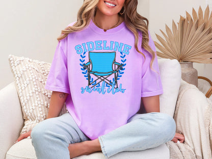 Sideline Social Club Blue DTF TRANSFER