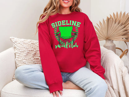Sideline Social Club Green DTF TRANSFER