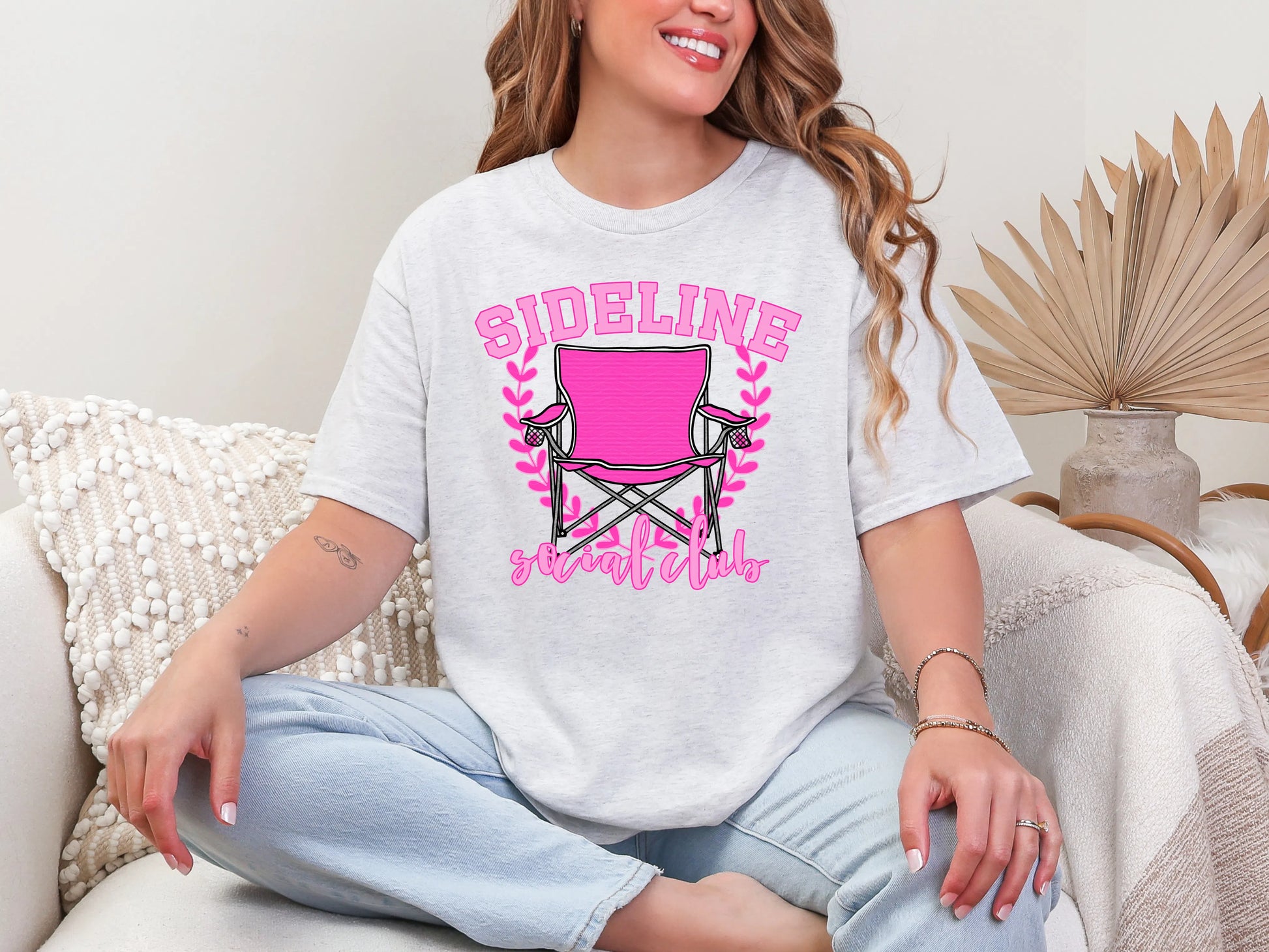 Sideline Social Club Pink DTF TRANSFER