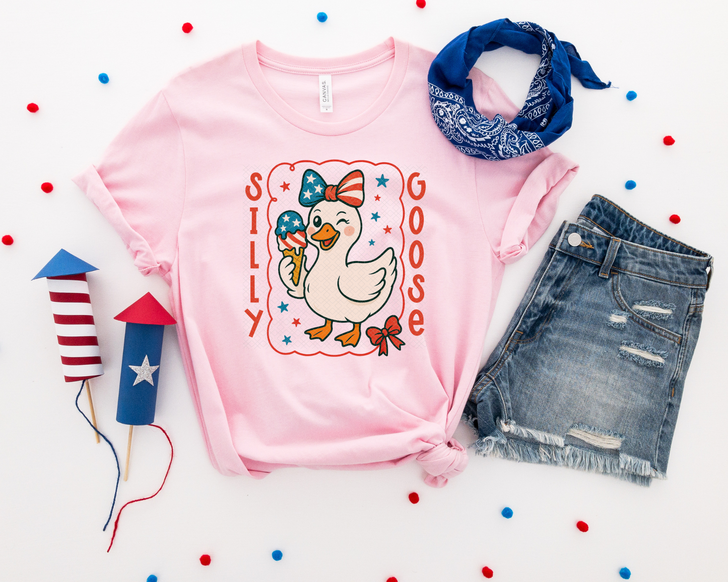 Silly Goose girl DTF TRANSFER