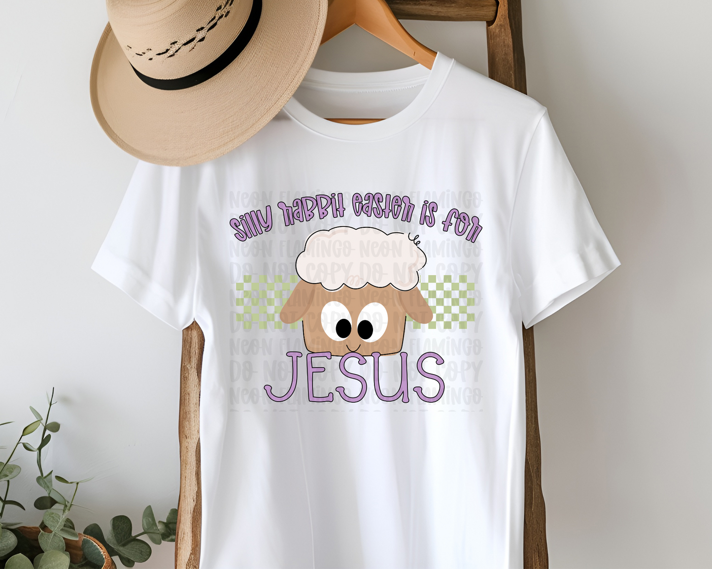 Silly Rabbit Easter is for Jesus DTF TRANSFER