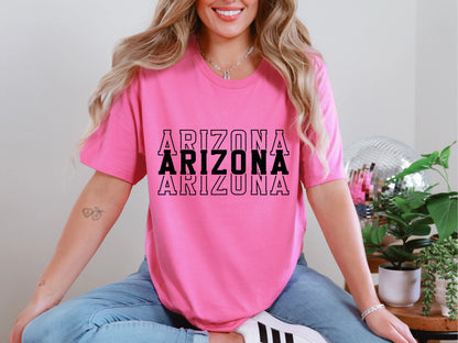 Single Color Stacked Arizona DTF TRANSFER