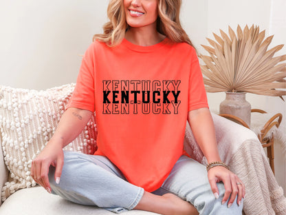 Single Color Stacked Kentucky DTF TRANSFER