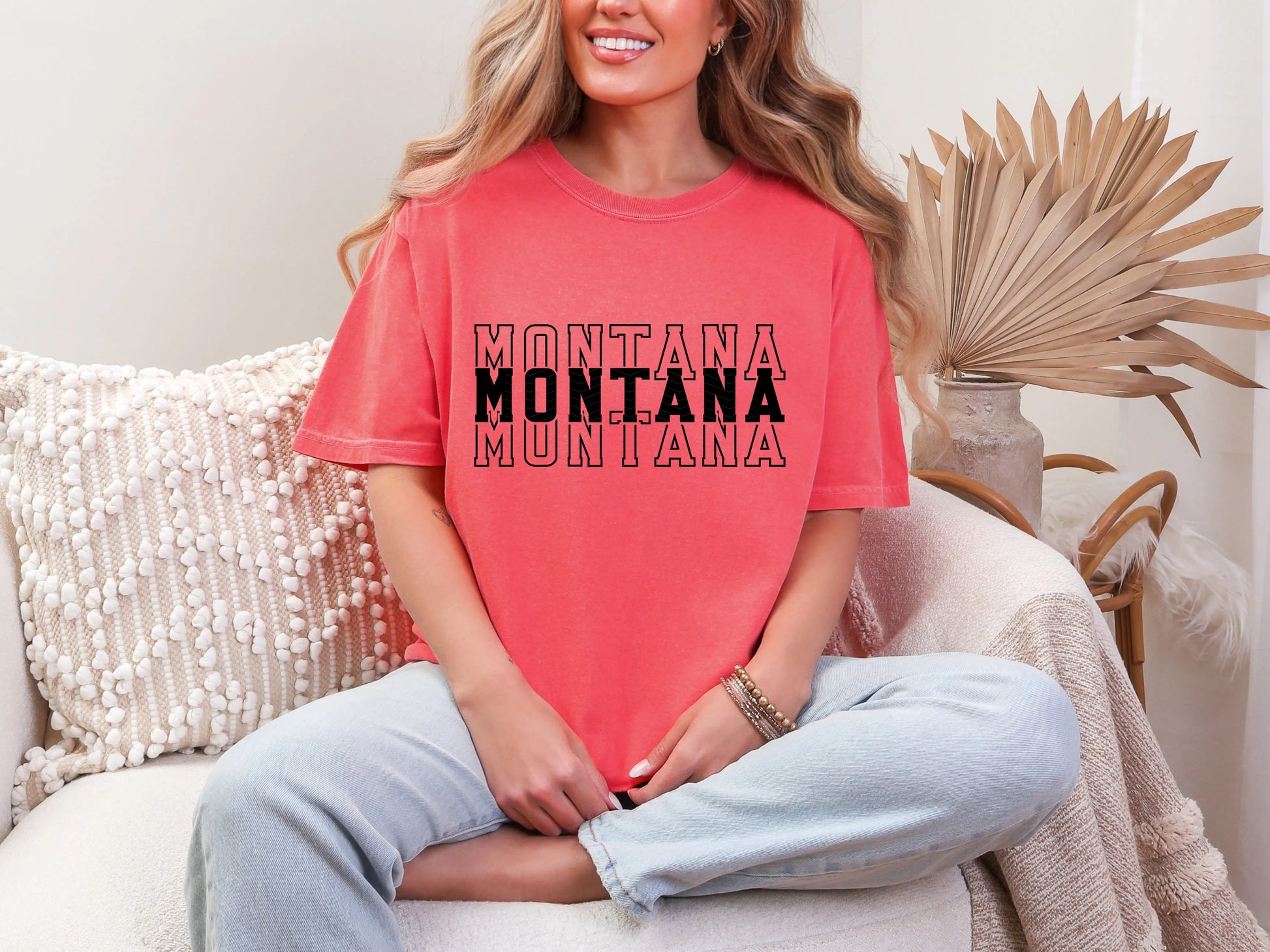 Single Color Stacked Montana DTF TRANSFER