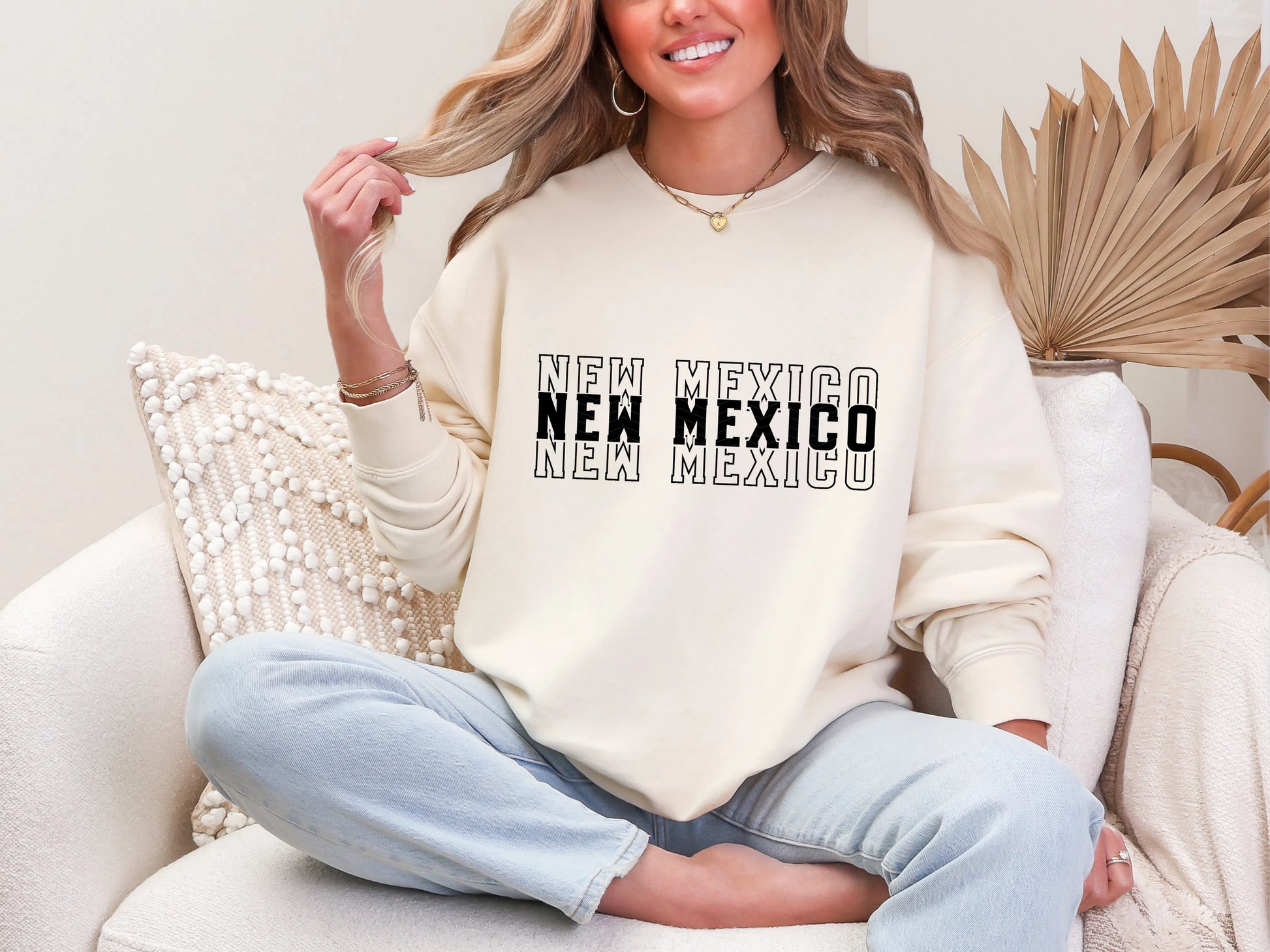 Single Color Stacked New Mexico DTF TRANSFER