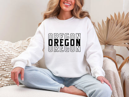 Single Color Stacked Oregon DTF TRANSFER