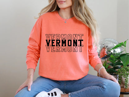 Single Color Stacked Vermont DTF TRANSFER