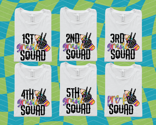 Skellie Squad Grades DTF TRANSFER