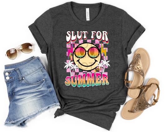 Slut For Summer pink checkered