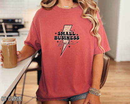 Small Business Babe Lightning DTF TRANSFER