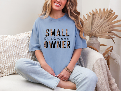 Small Business Owner Half Leopard DTF TRANSFER