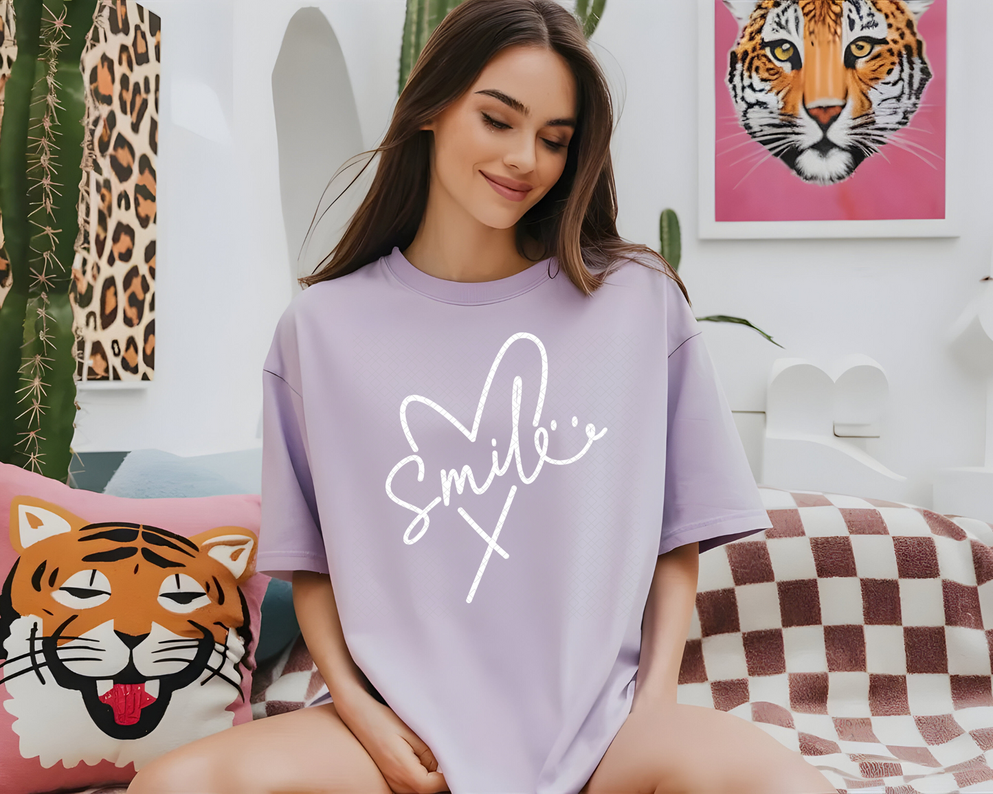 Smile Heart | 2 Colors | DTF TRANSFER