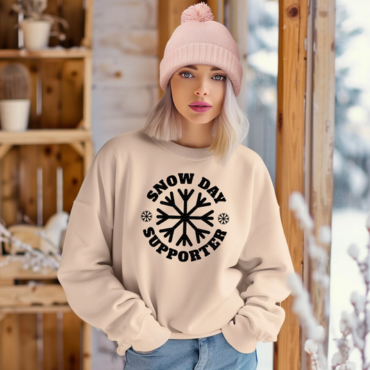 Snow Day Supporter black