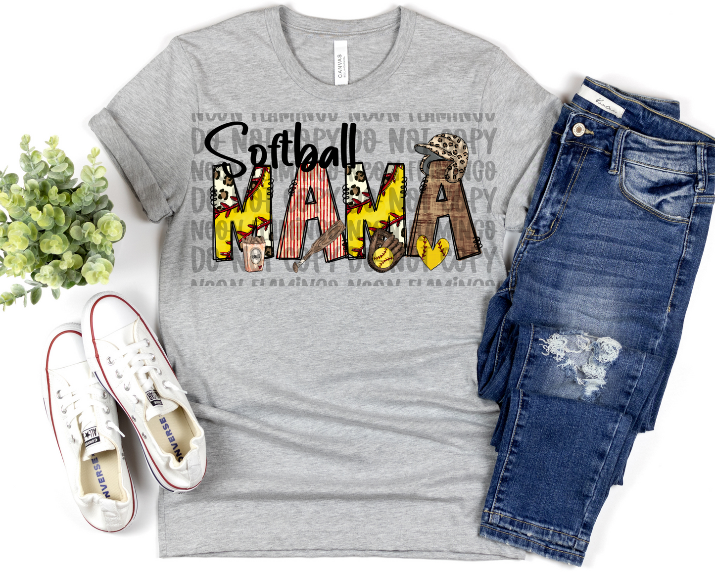 Softball Mama leopard