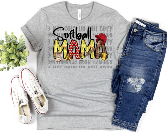 Softball Mama no leopard