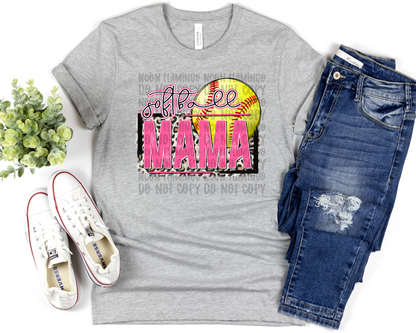 Softball Mama | Multiple Colors | DTF TRANSFER