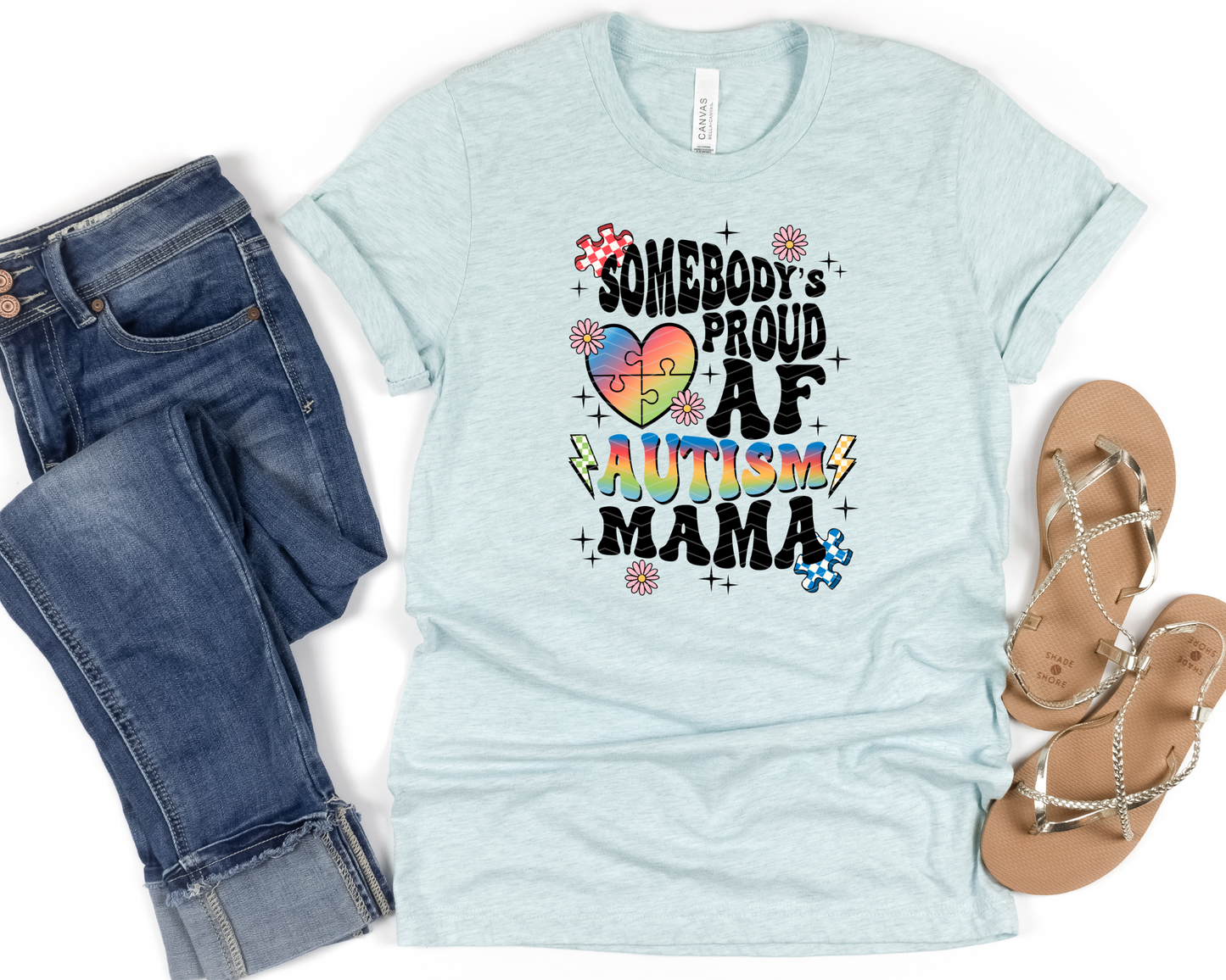 Somebody's Proud AF Autism Mama DTF TRANSFER