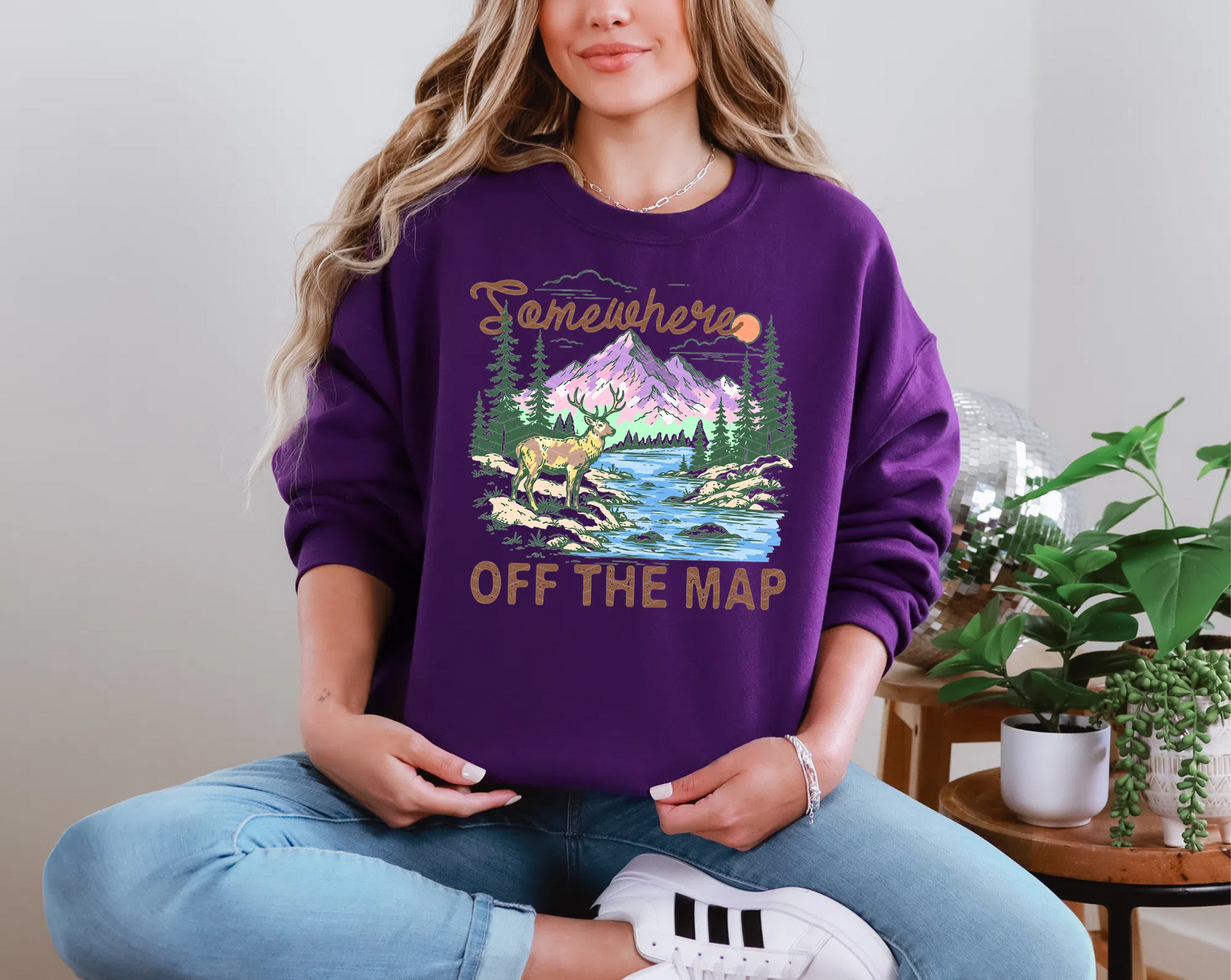 Somewhere Off the Map DTF TRANSFER