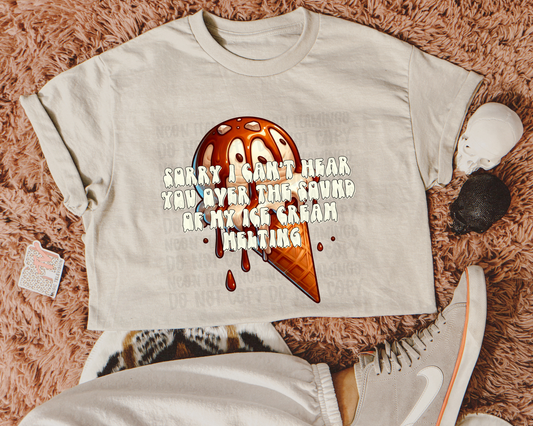 Sorry I Can't Hear You Over The Sound of my Ice Cream Melting
